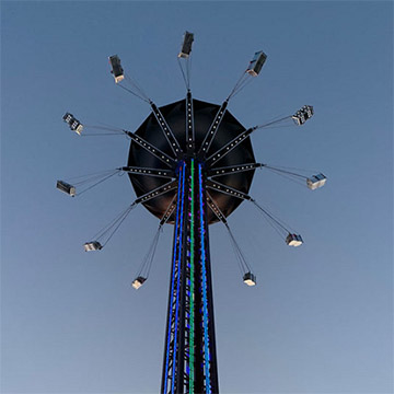 Skyflyer at Atlantic Fun Park in Virginia Beach, VA Roller Coaster