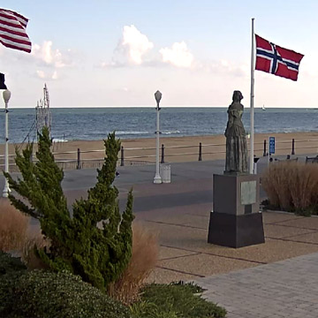Norwegian Lady Statue, Visit Virginia Beach, VA Boardwalk 25th St