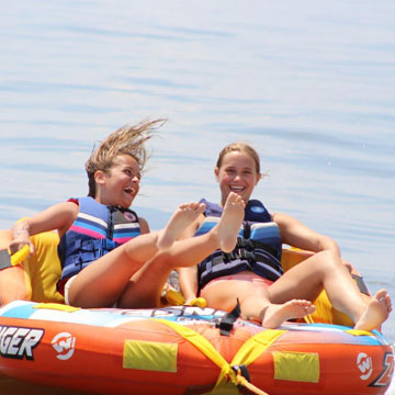 Tubing at Virginia Beach Watersports, Sandbridge Beach, Virginia