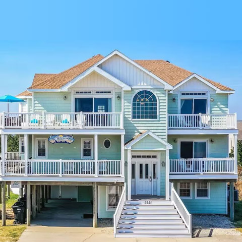 Semi-Oceanfront with Pool/Hot Tub – Sleeps 21