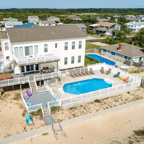 Pointe O’View – Oceanfront with Private Pool – Sleeps 19
